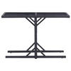 GARTENTISCH Tischulf 53/72/110 cm - Schwarz, Naturmaterialien (110/53/72cm) - ZMH
