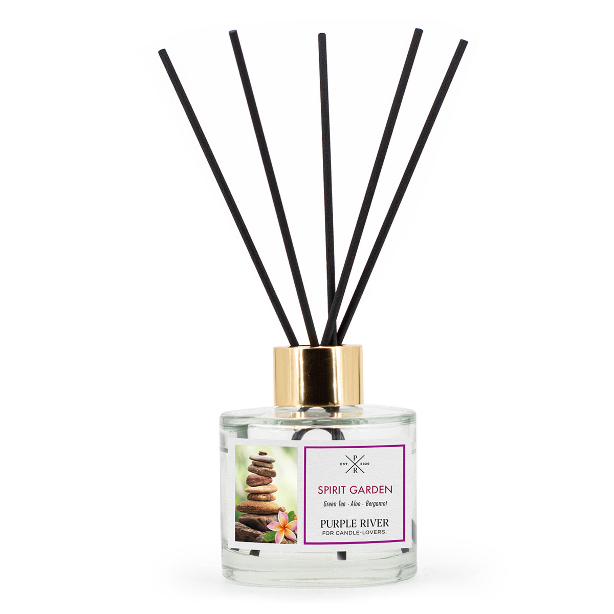 DIFUZOR Alb sticlă 100 ml Spirit Garden