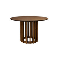 ESSTISCH Barlet Rund 120 cm Walnuss - Braun, Holz (120/120/75cm) - Dutchbone