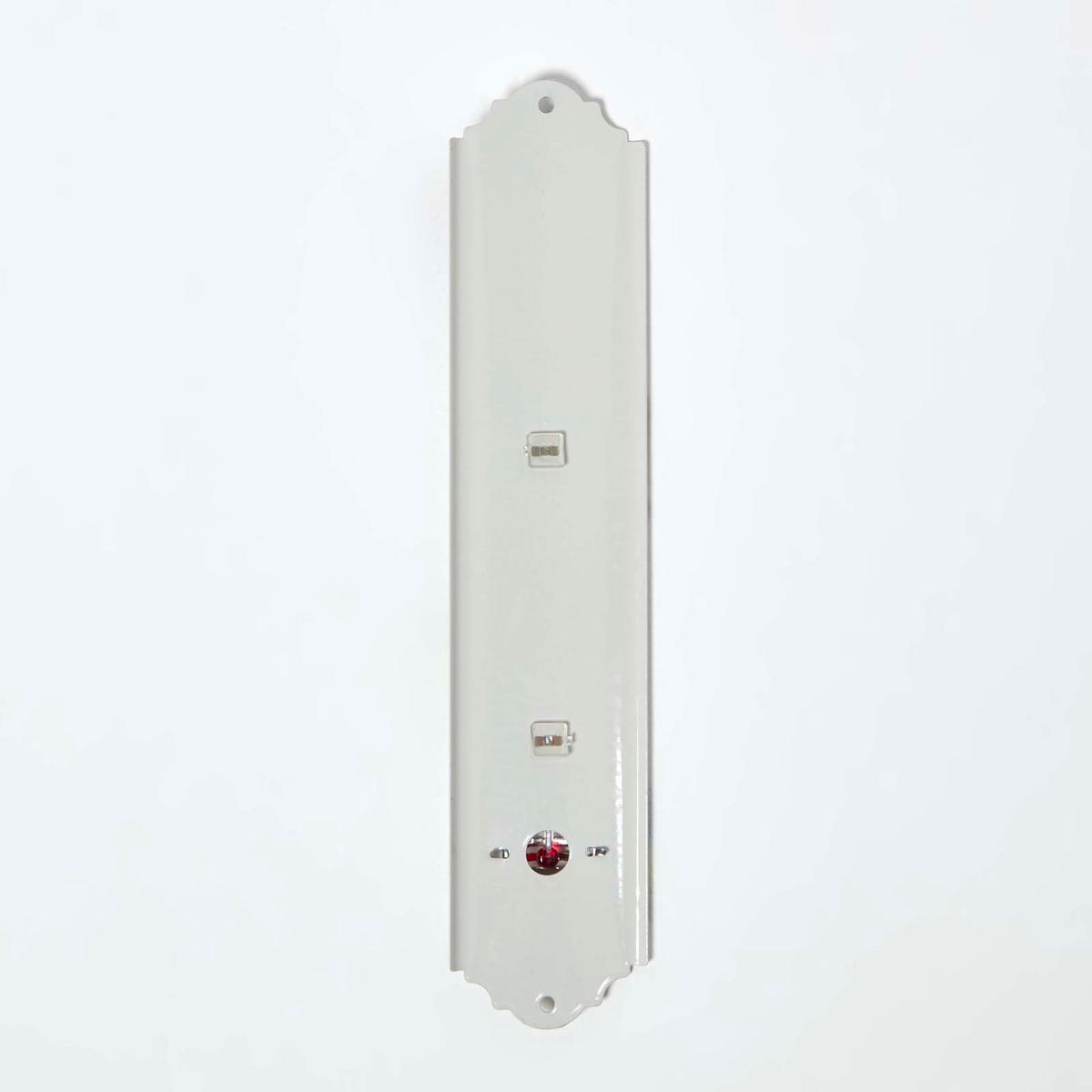 INNEN- & Außenthermometer weiß mit Vogelmotiv - Weiß, Metall (6.3/29.5/29.5cm) - Homescapes