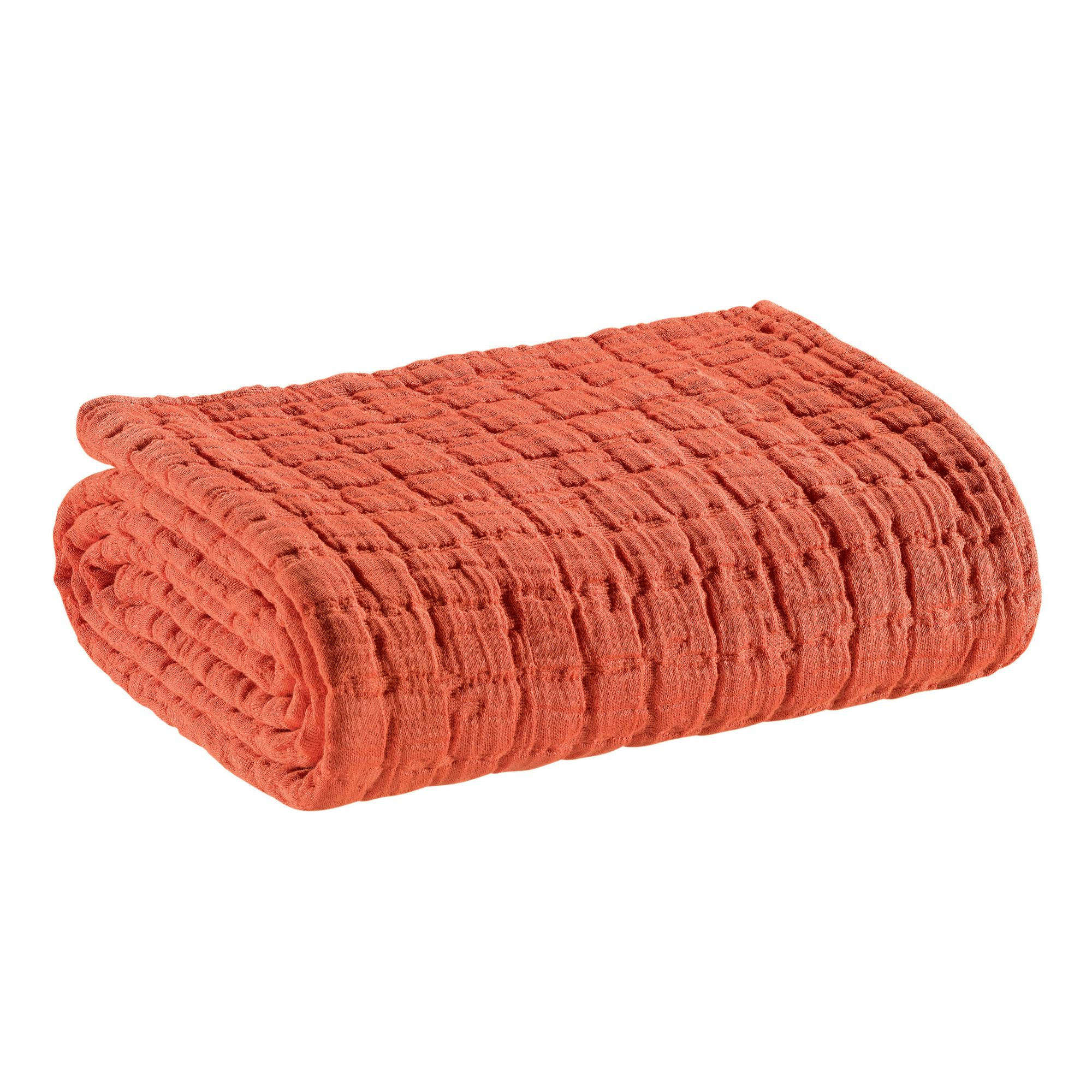 Vivaraise Tagesdecke Dunkelorange 180x260 cm