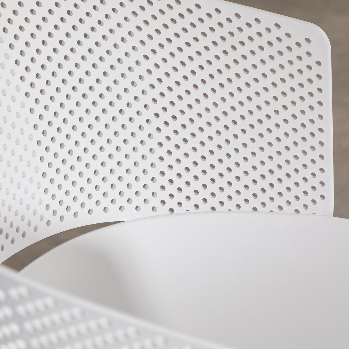 GARTENSTÜHLE OLINDO 4er-Set weiß - Weiß, Textil (43/81/47cm) - IDIMEX