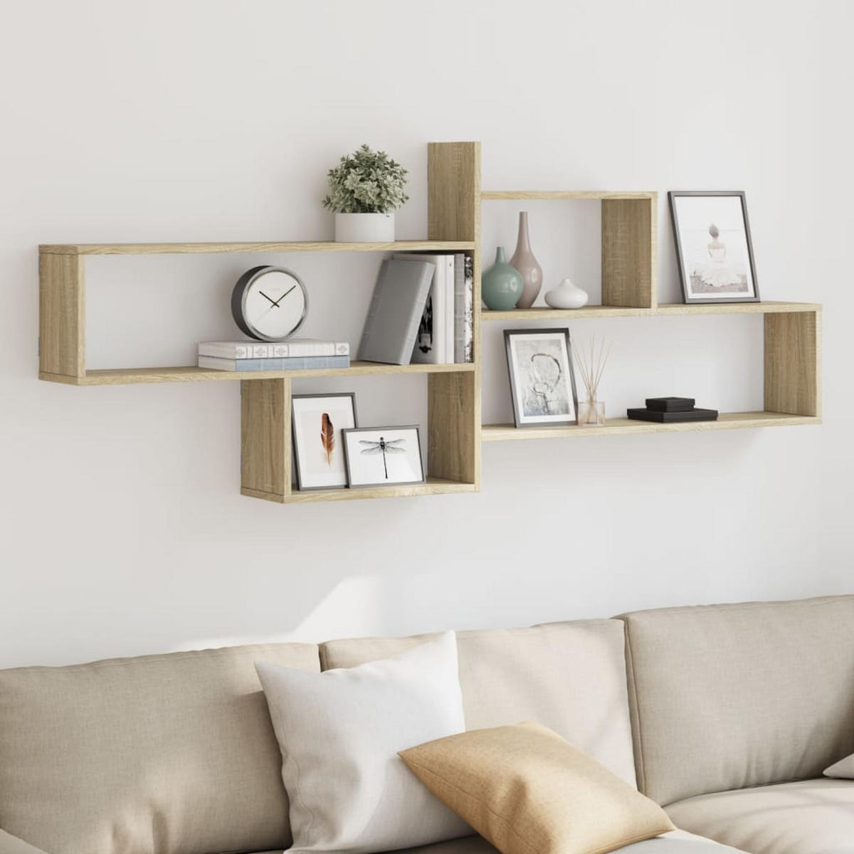 WANDREGAL Sonoma-Eiche 167.5/18/68 Cm Holzwerkstoff - Braun, Holzwerkstoff (18/68/167.5cm) - vidaXL