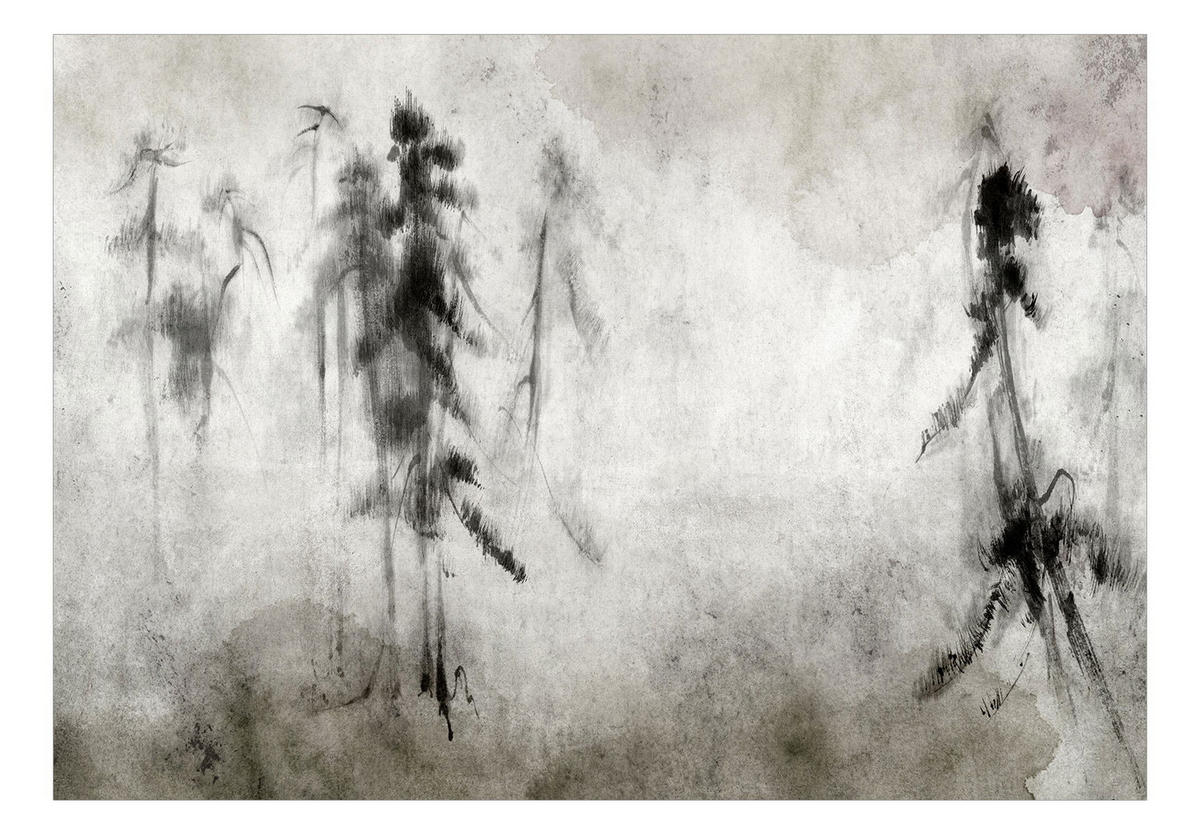 SELBSTKLEBENDE FOTOTAPETE 245/175 cm - Schwarz/Grau, Kunststoff/Textil (245/1cm) - KUNSTLOFT