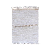 BERBERTEPPICH weich Wolle 118x 153 cm - Beige, Naturmaterialien (118/153cm) - AFK Living