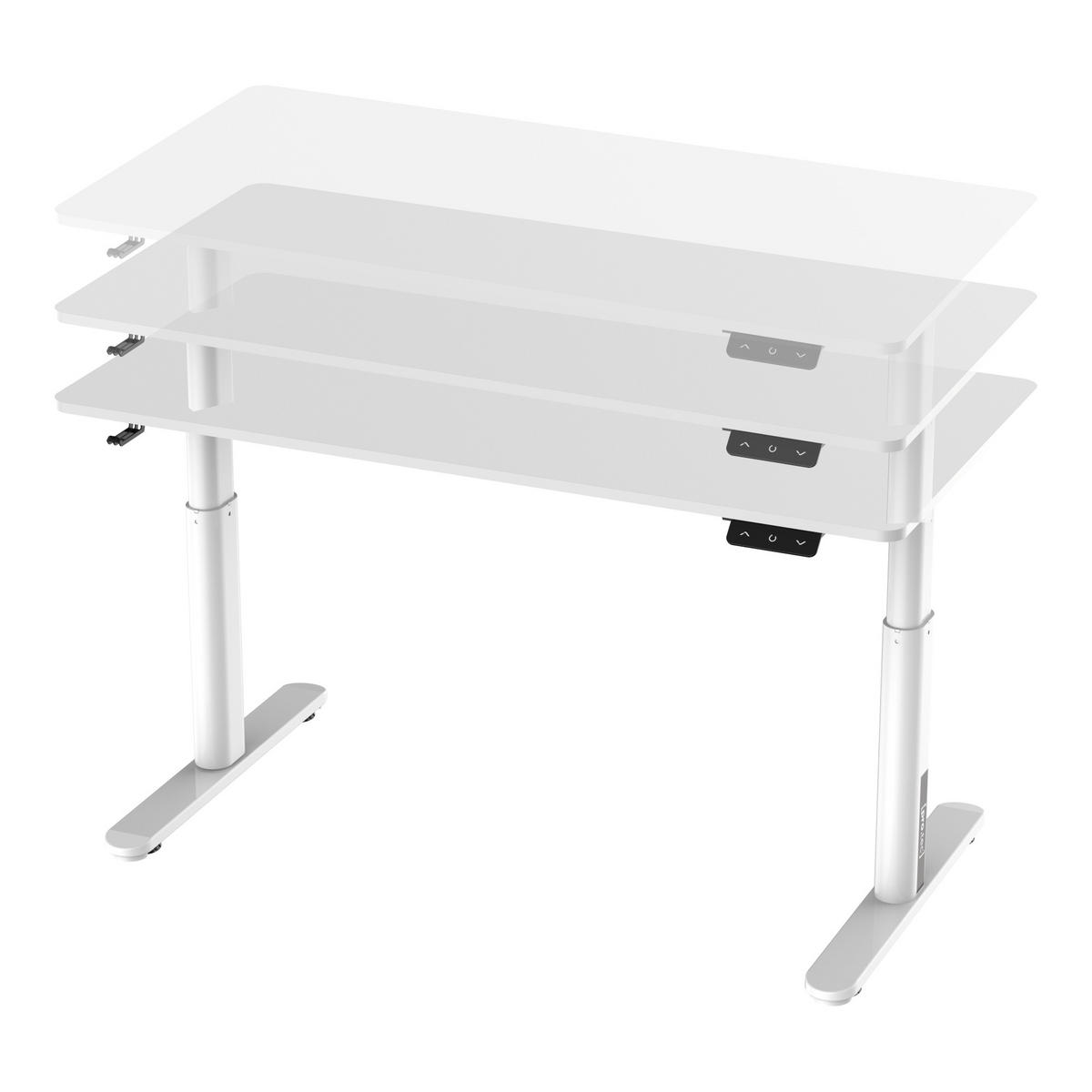 KINDERSCHREIBTISCH Ringe - Weiß, Holzwerkstoff (120/81/60cm) - pro.tec