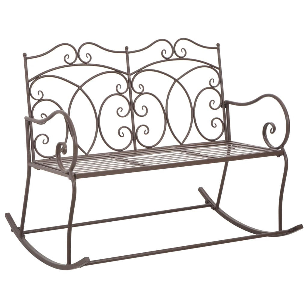 furnicato Gartenbank Braun 104x89x83 cm