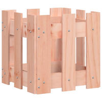 PFLANZKÜBEL Lattenzaun-Design 30x30x30 cm Massivholz Douglasie - Rotbraun, Holz (30/30/30cm)