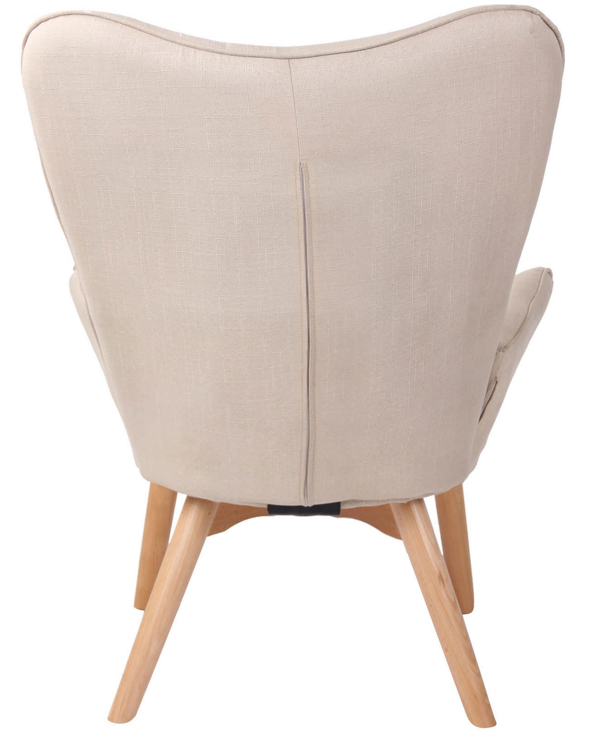 SESSEL Stoff creme - Creme, Holz/Textil (71/100/77cm) - CLP