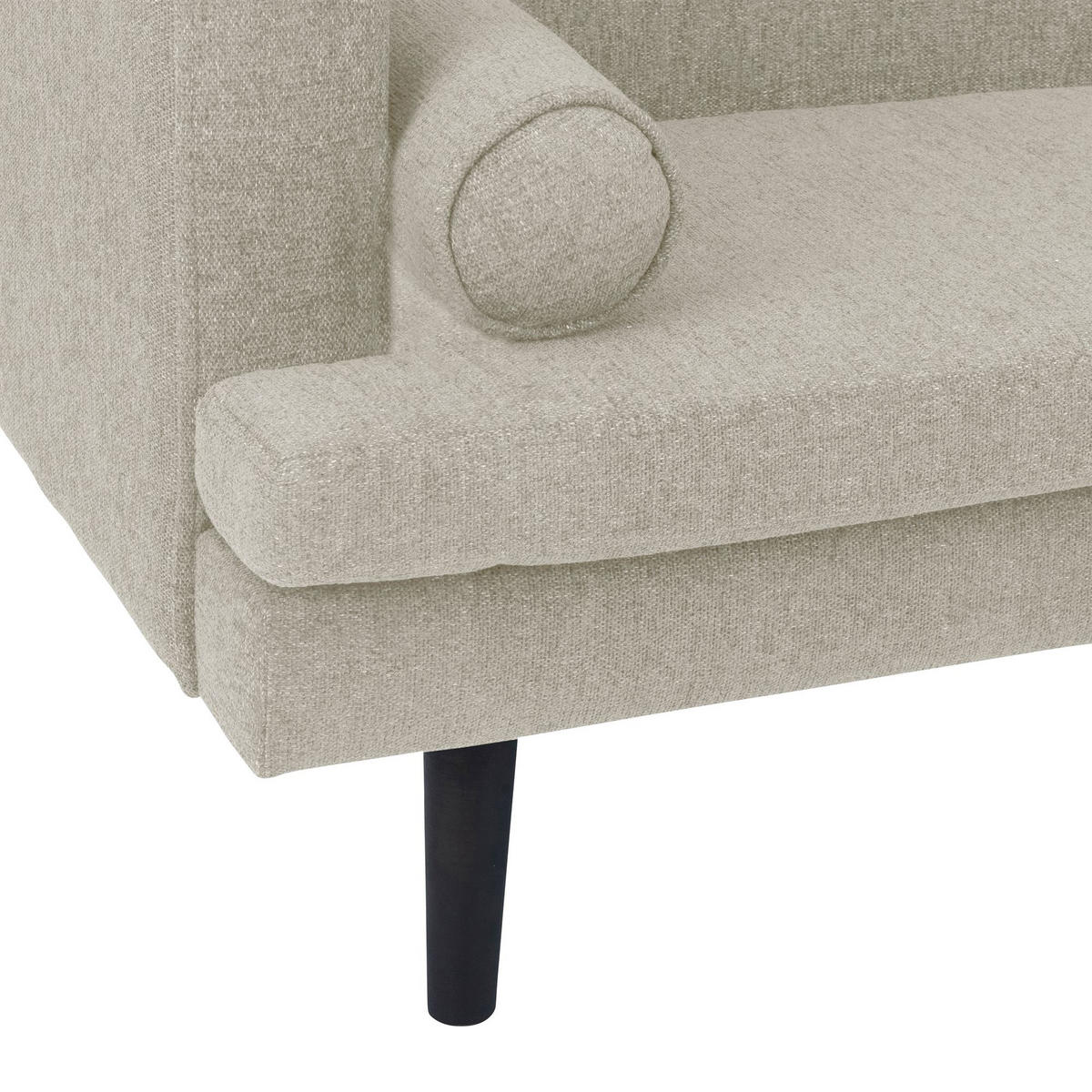 KINDERSOFA 2-Sitzer Keavy Flachgewebe creme - Creme, Kunststoff (102/57/34cm) - 58aufmkessel