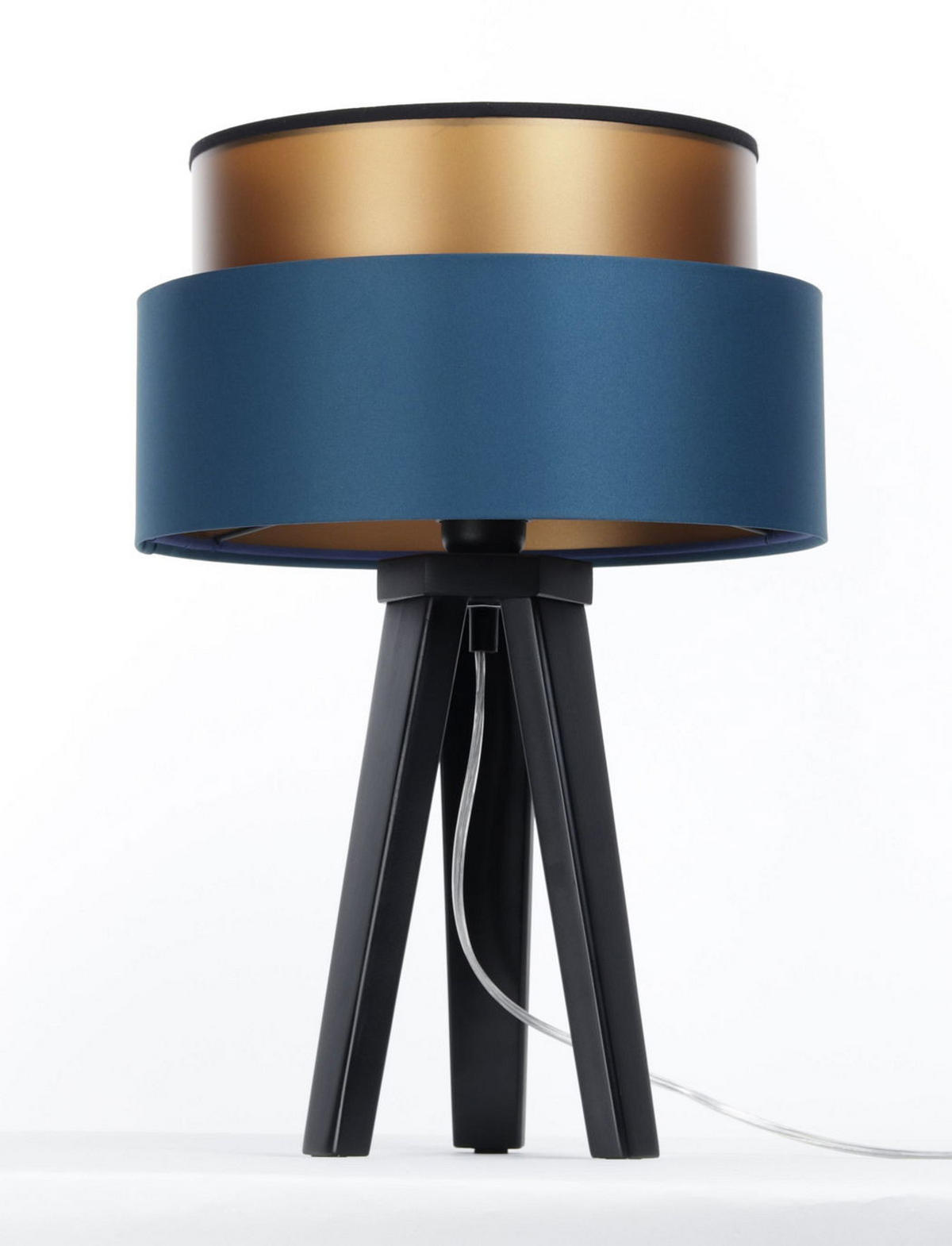 TISCHLAMPE Blau 30/45 cm - Braun, Kunststoff (30/0.7/45cm) - ONZENO