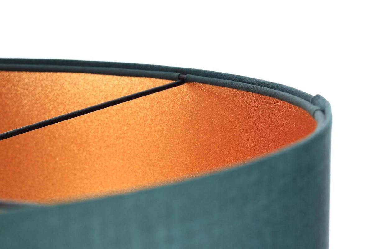 HÄNGELEUCHTE Grün 50/25 cm - Goldfarben/Grün, Kunststoff (50/0.8/25cm) - ONZENO
