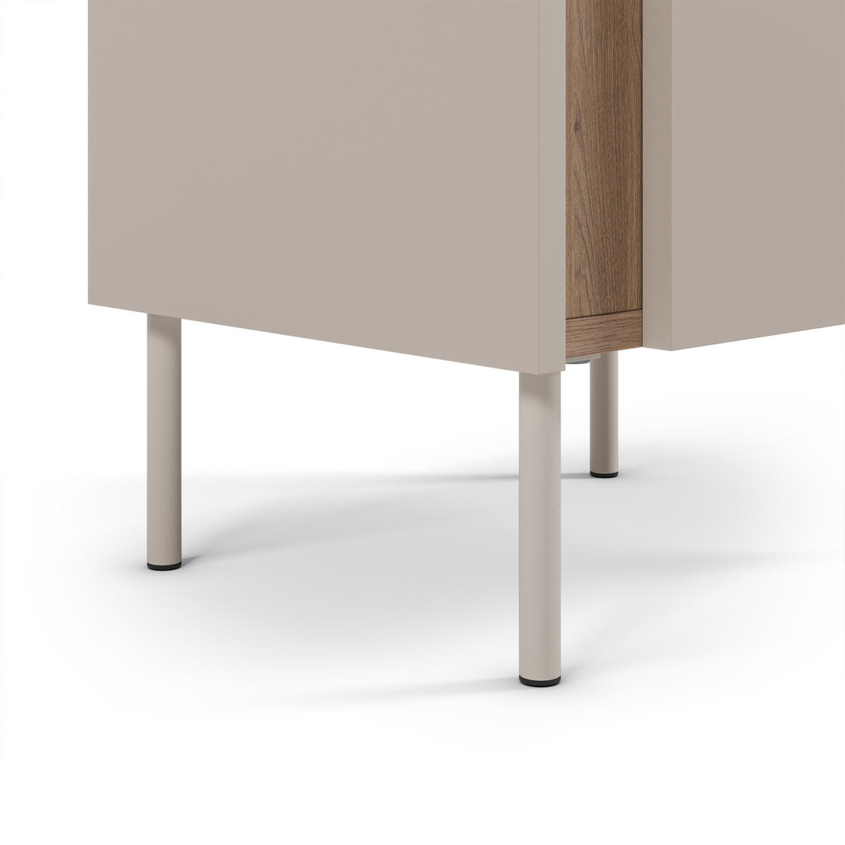 NACHTTISCH Lucile Beige 45/35/47.5 cm - Beige, Holz (35/47.5/45cm) - Drawer