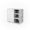 WASCHBECKENUNTERSCHRANK Perry Beton 60 x 55.6 cm - Schieferfarben, Holzwerkstoff (60/55.6/31.1cm) - Vicco