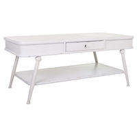 COUCHTISCH aus Metall 120x60x53 cm - Weiß, Metall (60/120/53cm) - Wanderlust