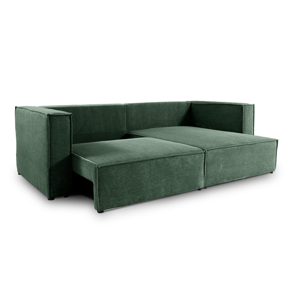SOFA Jimmy 3 Sitzplätze Tannengrün - Grün, Holz (245/77/148cm) - Petits-meubles