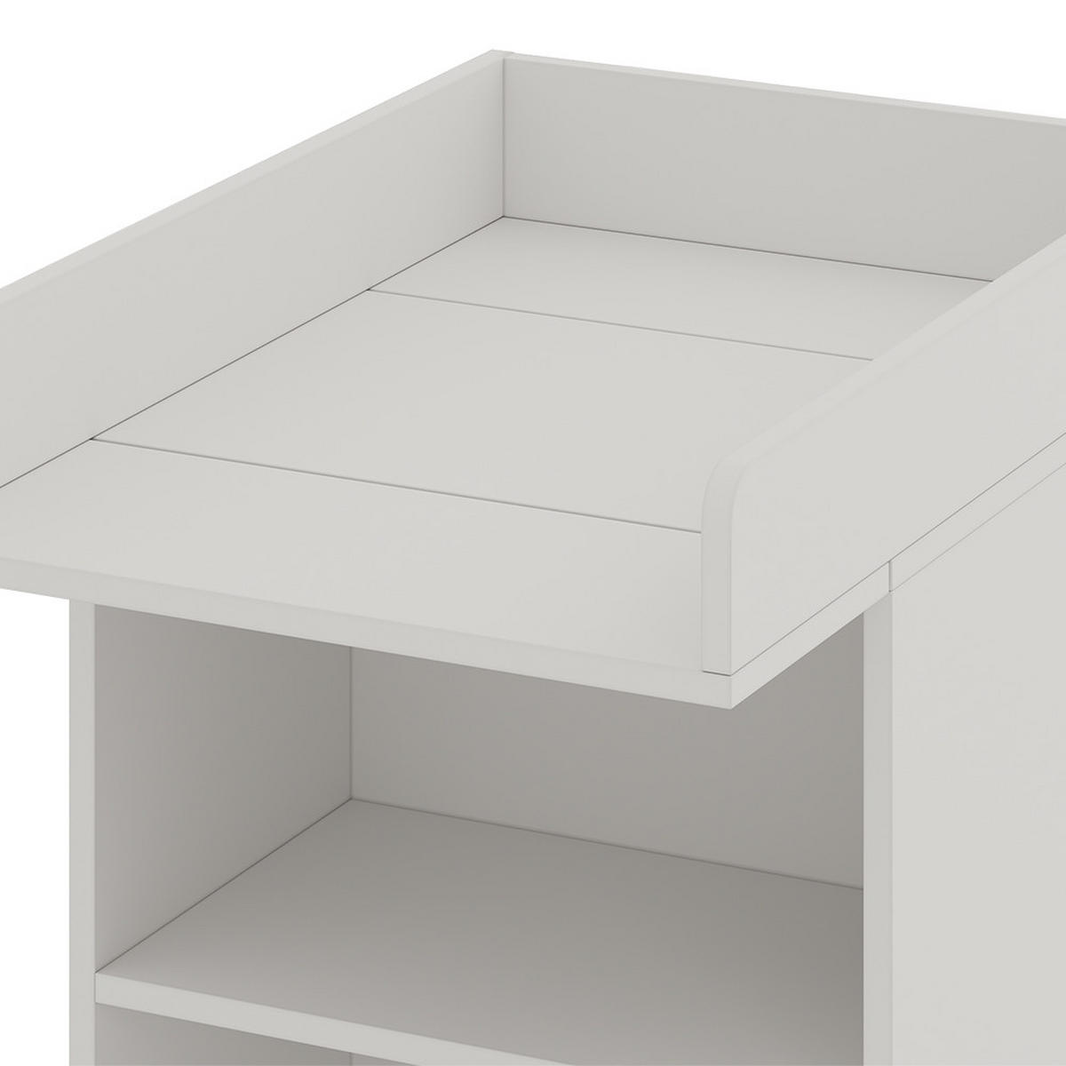 WICKELKOMMODE Mona Weiß 60 x 103.5 cm mit Wickelaufsatz - Weiß, Holzwerkstoff (60/103.5/88cm) - Vicco