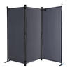 PARAVENT 3-tlg. 170x165 cm Grau - Grau, Metall (165/170cm) - QUICK STAR