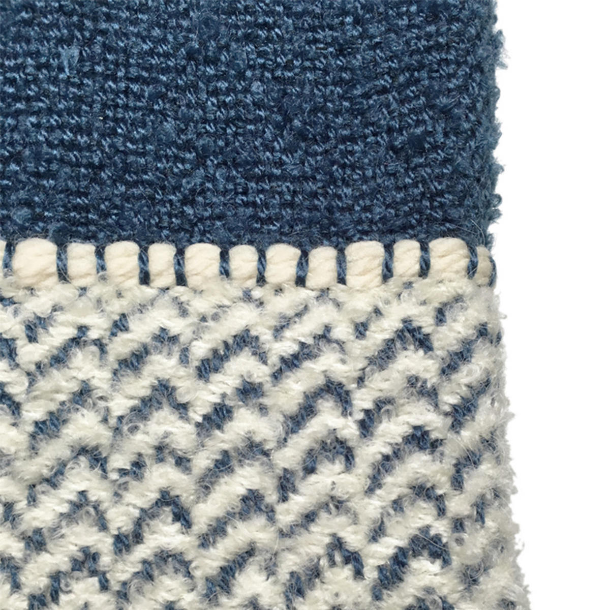 DECKE Berber Blau - Blau, Textil (125/150cm) - Malagoon