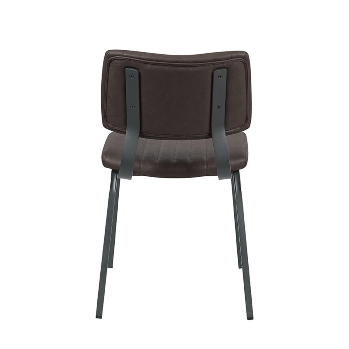 ESSZIMMERSTUHL Gusto Braun 56/46/79 cm 2er-Set - Dunkelbraun, Textil (46/79/56cm) - LABEL51