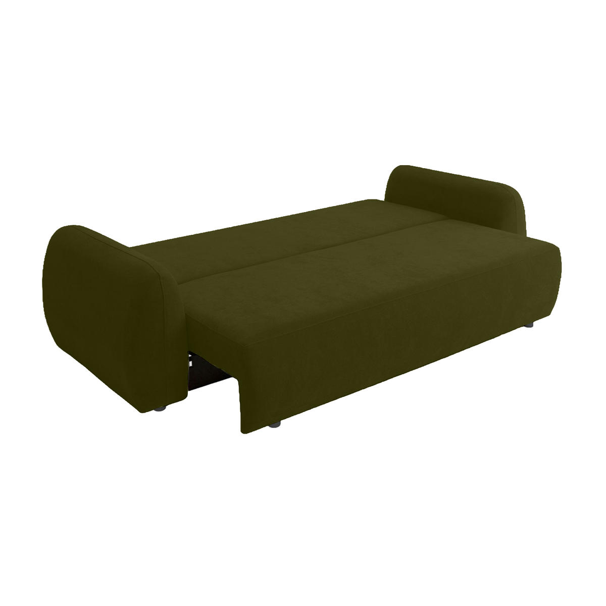 SOFA MUNDUK mit Schlaffunktion, Grün - Grün, Textil (250/98/100cm) - Fedve