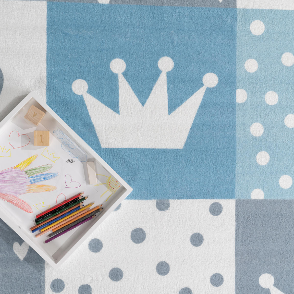 KINDERTEPPICH 240/340 cm Eliz 391 - Blau, Textil (240/340cm) - Paco Home