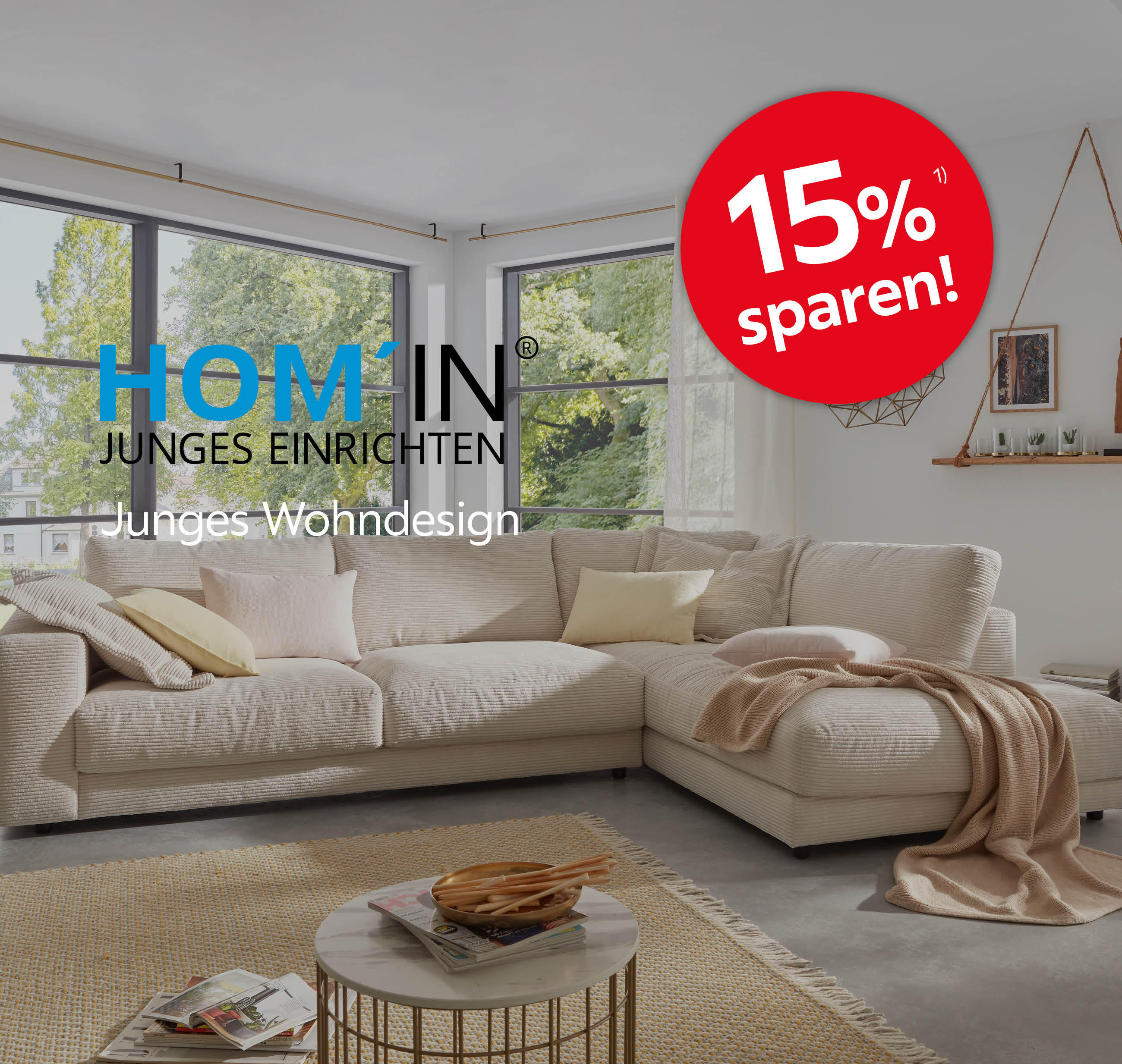 15% auf Hom'in