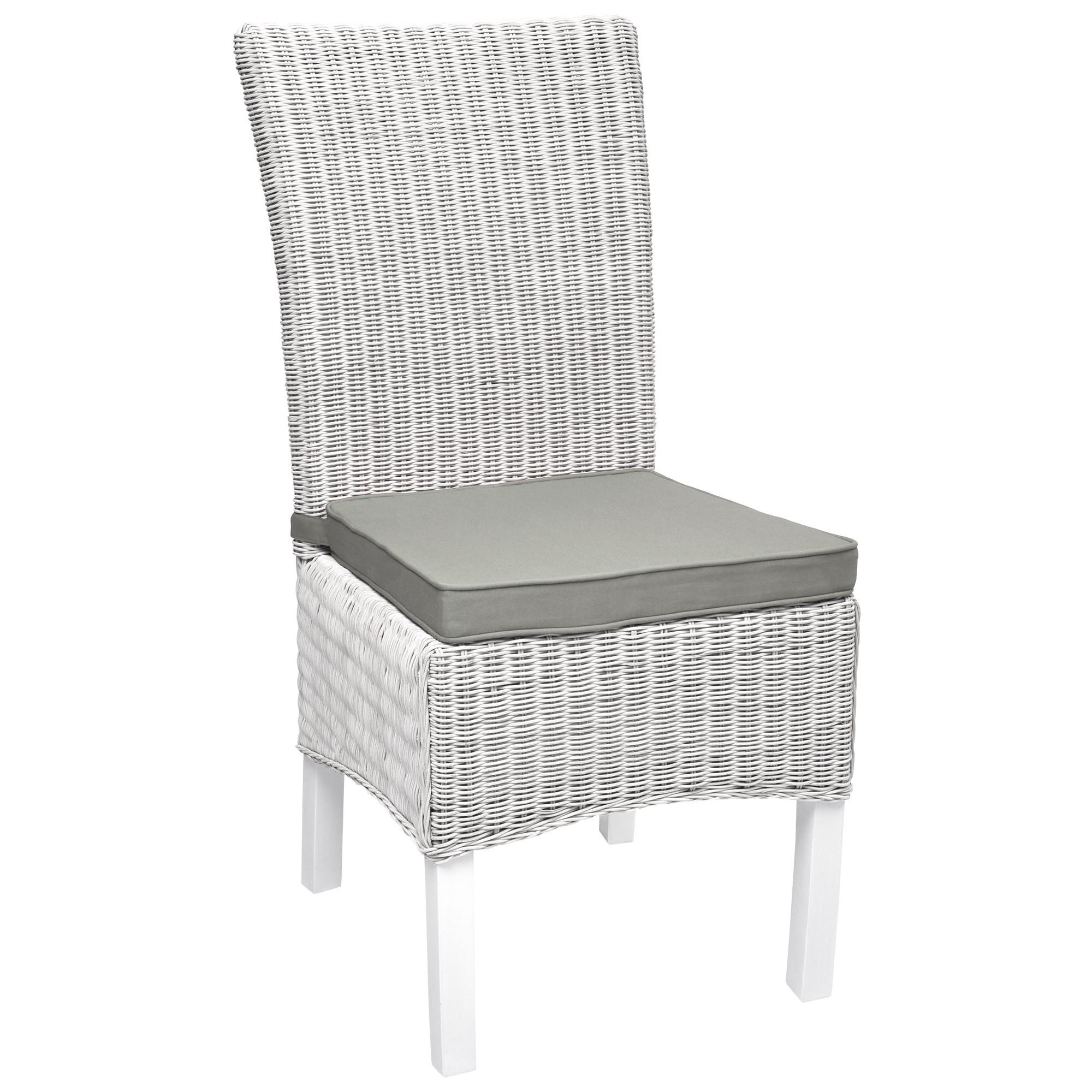 STUHLKISSEN Loft SK 45/40/5 cm Hellgrau 4tlg - Hellgrau, Textil (40/45cm) - Beautissu 