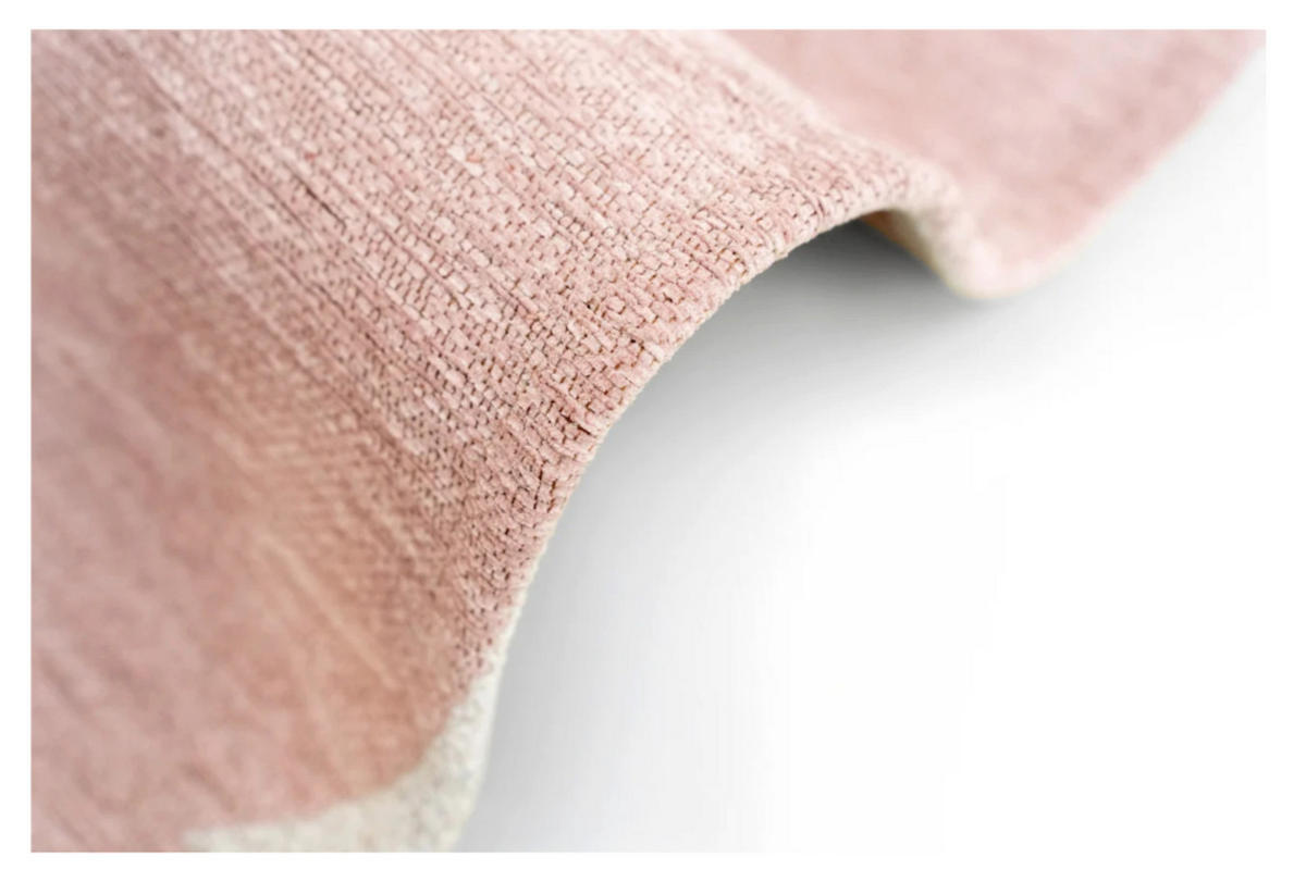 TEPPICH modern Flachgewebe ROCKY Rosa 240 x 340 cm - Pink, Textil (240/340cm) - Novatrend