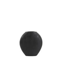 VASE Skeld Schwarz 29,5/8/31,5 cm - Schwarz, Kunststoff (31.5cm) - Light & Living