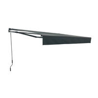 GELENKARMMARKISE Insbruk 300x200cm Anthrazit Balkonmarkise Gelenkmarkise - Anthrazit, Kunststoff (295/20/200cm) - DELUKE