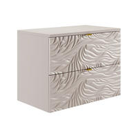 WASCHBECKENUNTERSCHRANK - 80 x 46 - holz - beige Rinarel - Beige, Holz (80/60/46cm) - Vente-Unique