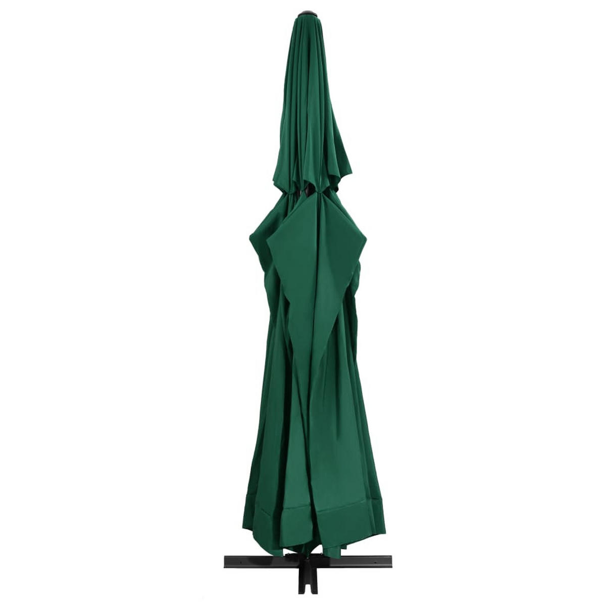 SONNENSCHIRM Mit Aluminium-Mast 600 Cm Grün - Grün, Textil (600/600cm) - vidaXL