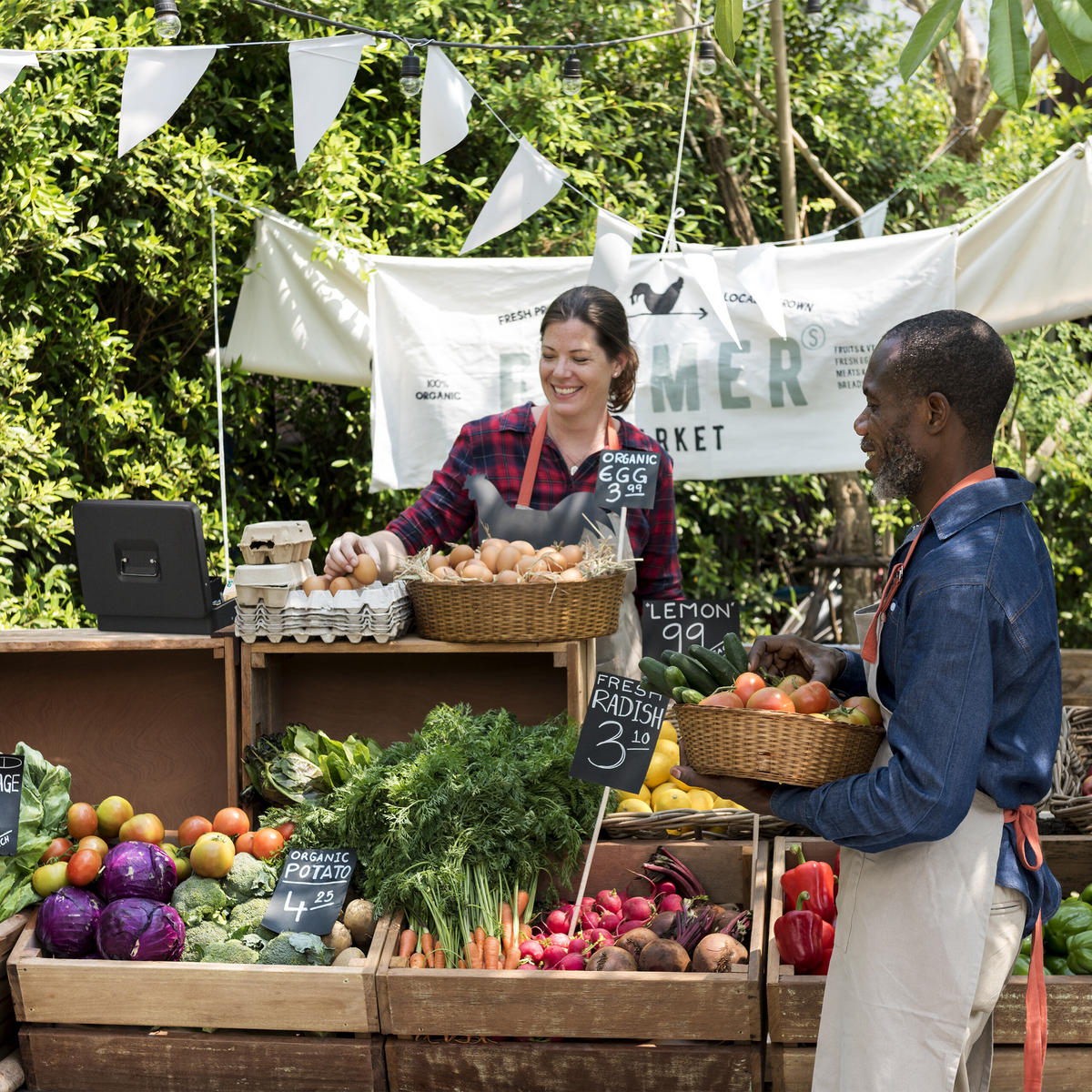 POKLADŇA - modrá, kov/plast (30.5/8.5/24.5cm) - Relaxdays