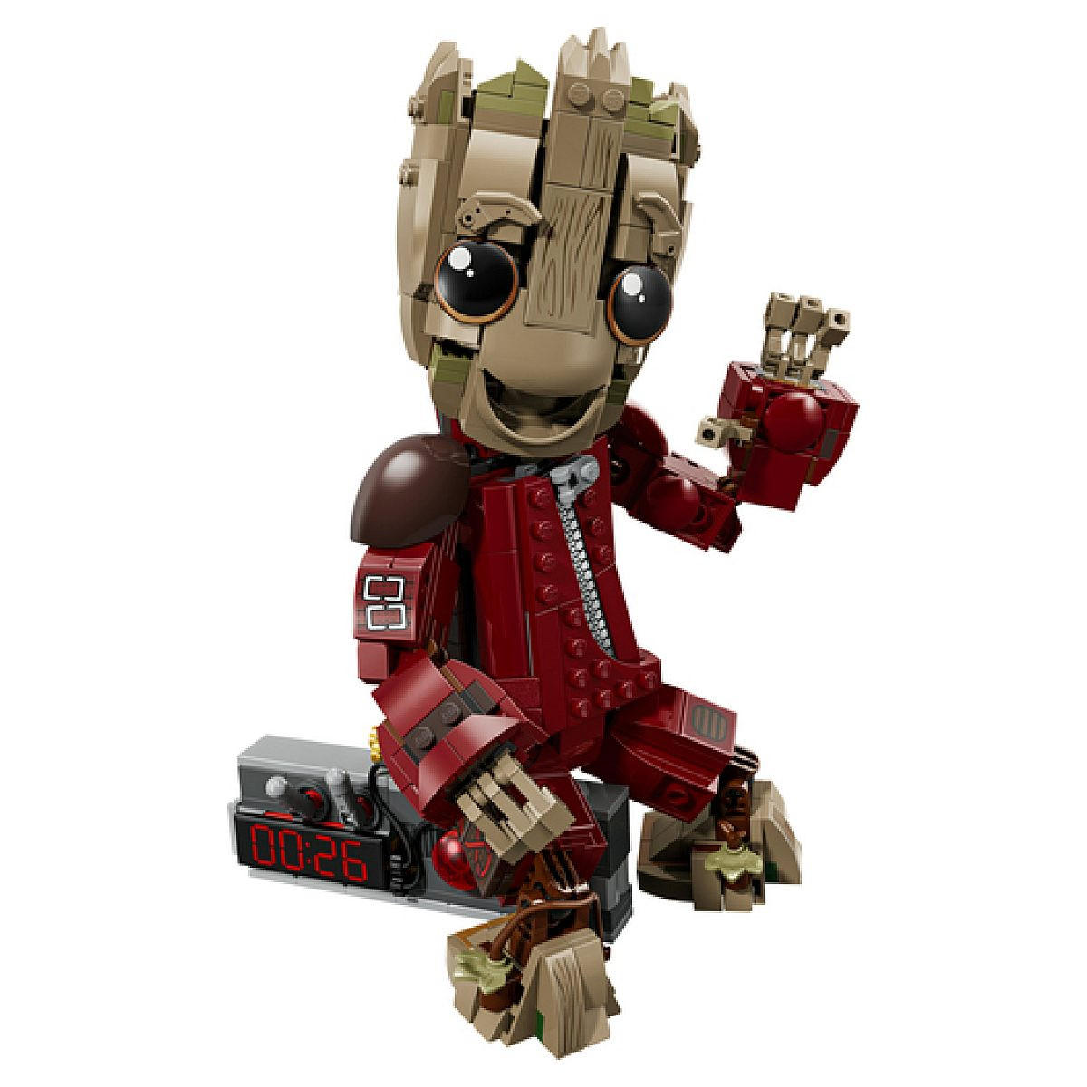 KLEMMBAUSTEINE Groot Marvel Super Heroes - Rot, Kunststoff (35.4/7/19.1cm) - Lego