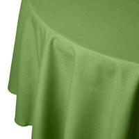 TISCHDECKE olivgrün rund 178 cm, 100% Baumwolle - Olivgrün, Textil (178/178cm) - Homescapes