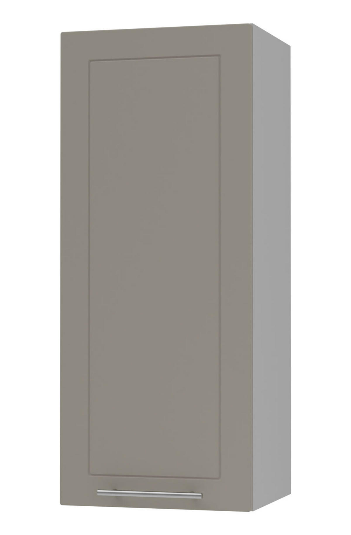 KÜCHENHÄNGESCHRANK Kvantum W4/40 Beige Matt / Grau Matt 40 / 32,5 / 96cm - Beige/Grau, Holz/Holzwerkstoff (40/96/32.5cm) - Feldmann-Wohnen