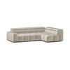 ECKSOFA Darcy - Beige, Holzwerkstoff/Textil (305/210cm) - Fun Möbel