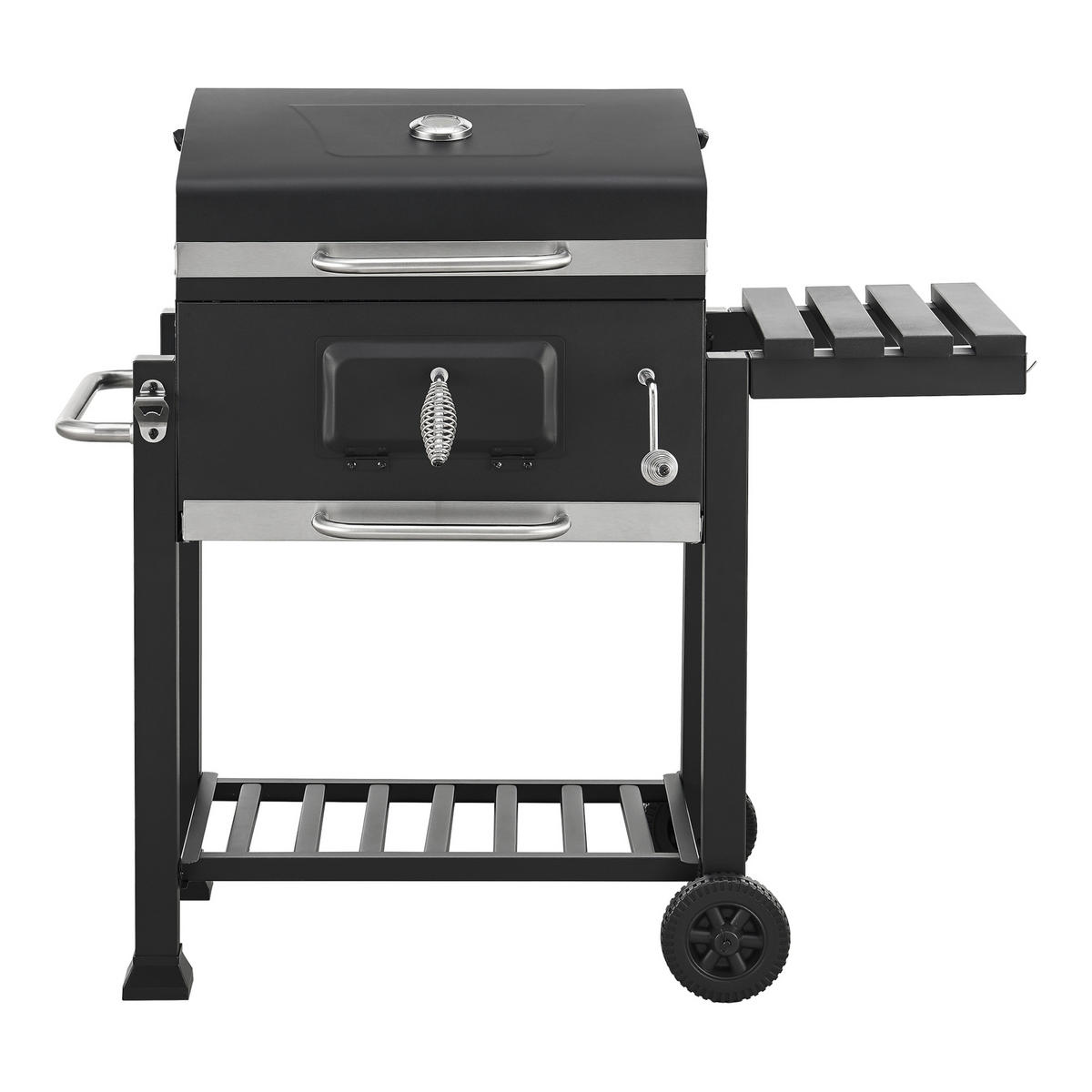 GRILLWAGEN Arnad - Schwarz, Metall (114/105/47.5cm) - casa.pro
