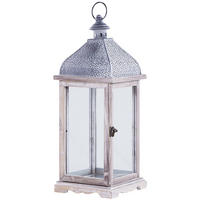 FELINAR lemn de pin 47 cm alb Samar - alb, metal (18/47/18cm) - Beliani