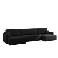 WOHNLANDSCHAFT Louis Scala - Anthrazit, Holzwerkstoff/Textil (348/83/142cm) - Fun Möbel