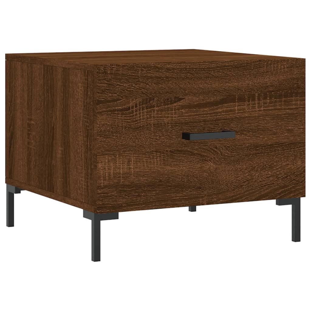 COUCHTISCH Braun Eichen-Optik 50x50x40 cm Holzwerkstoff - Braun, Holzwerkstoff (50/50/40cm) - furnicato
