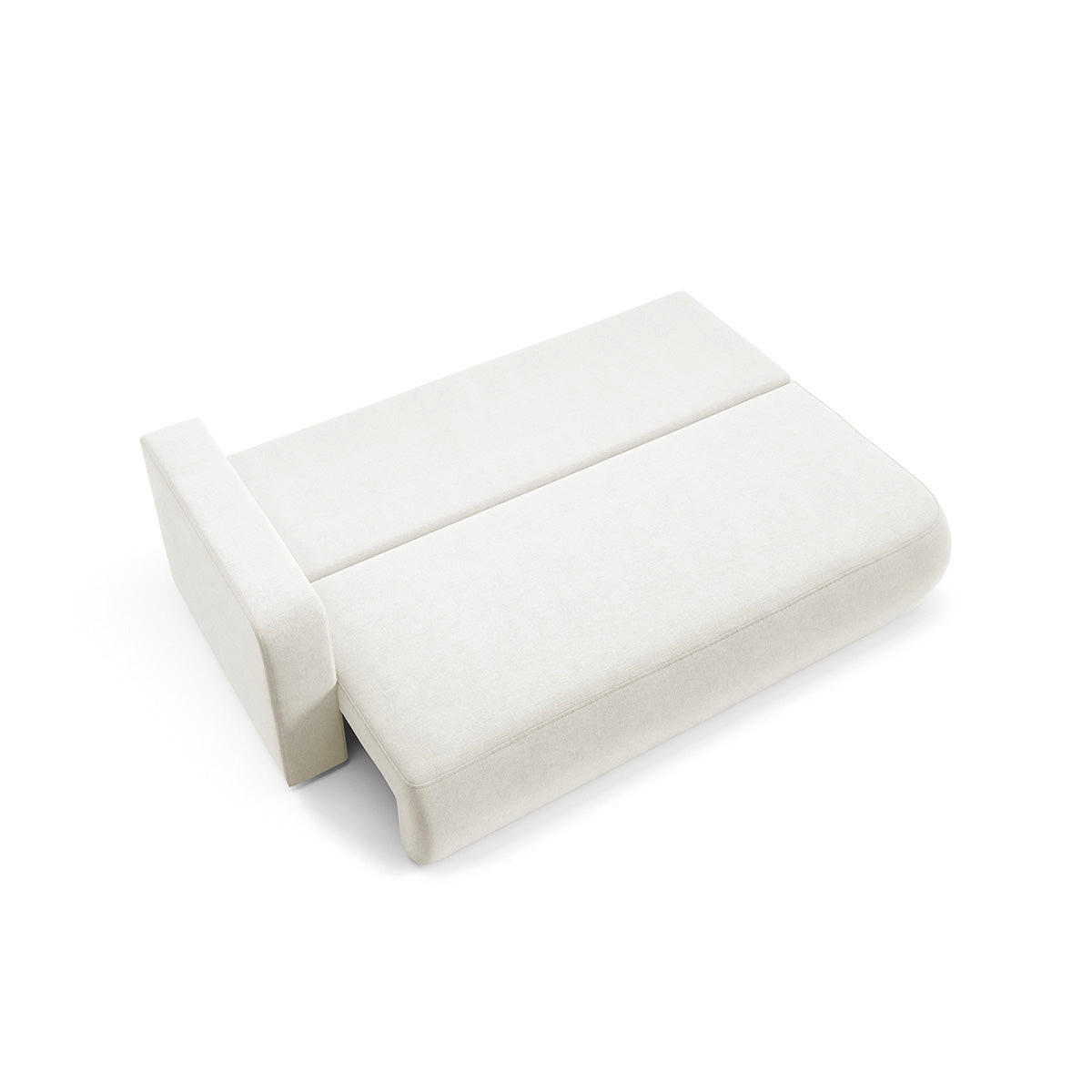 SOFA Antonio 3 Sitzplätze Weiß - Weiß, Holz (228/82/106cm) - Petits-meubles