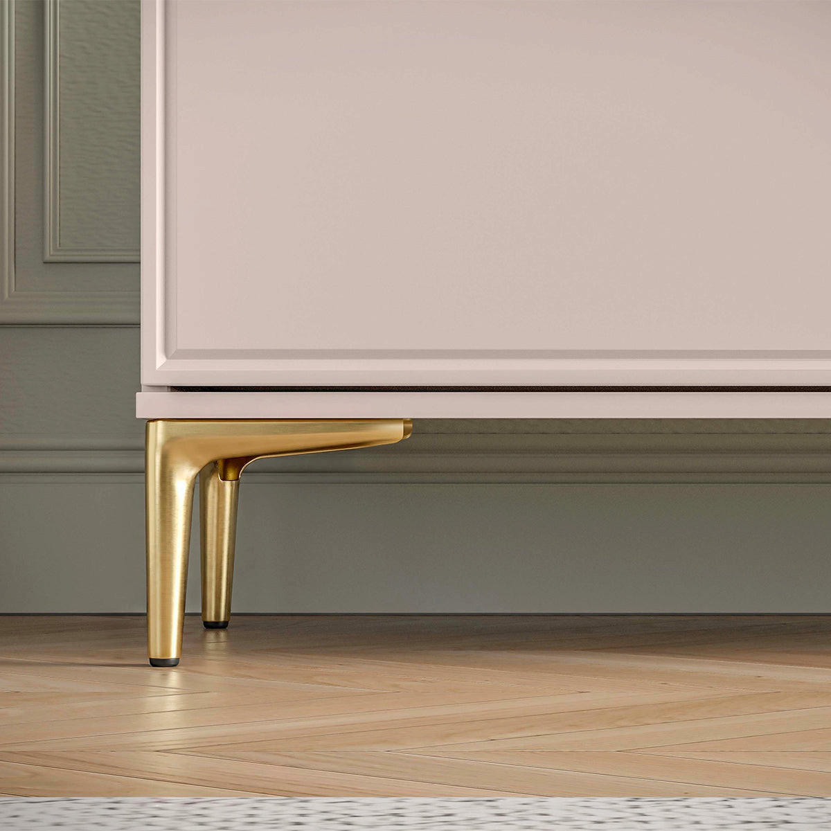 TV OMARICA Sélène Kašmir - kašmir, leseni material (180/53/34cm) - Petits-meubles
