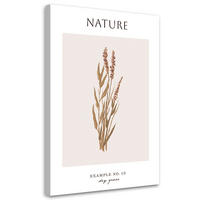 WANDBILD trockenes gras natur - Beige, Textil (40/60cm) - Feeby