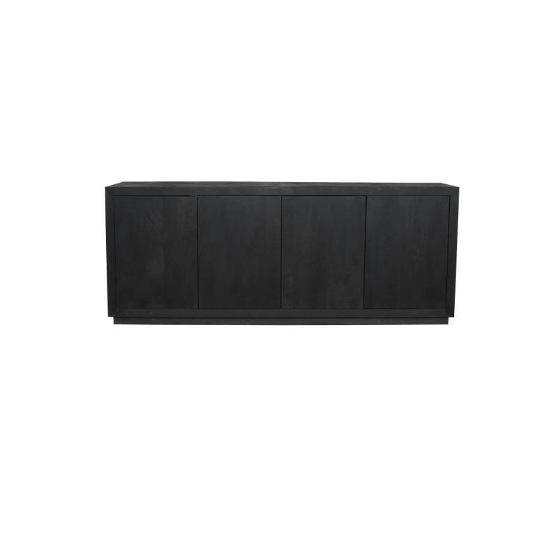 Starfurn Sideboard Schwarz 200x80x45 cm