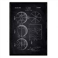 POSTER Basketball-Ball Patent A3 Rahmenlos - Klar, Papier (29.7/5/42cm) - Nacnic