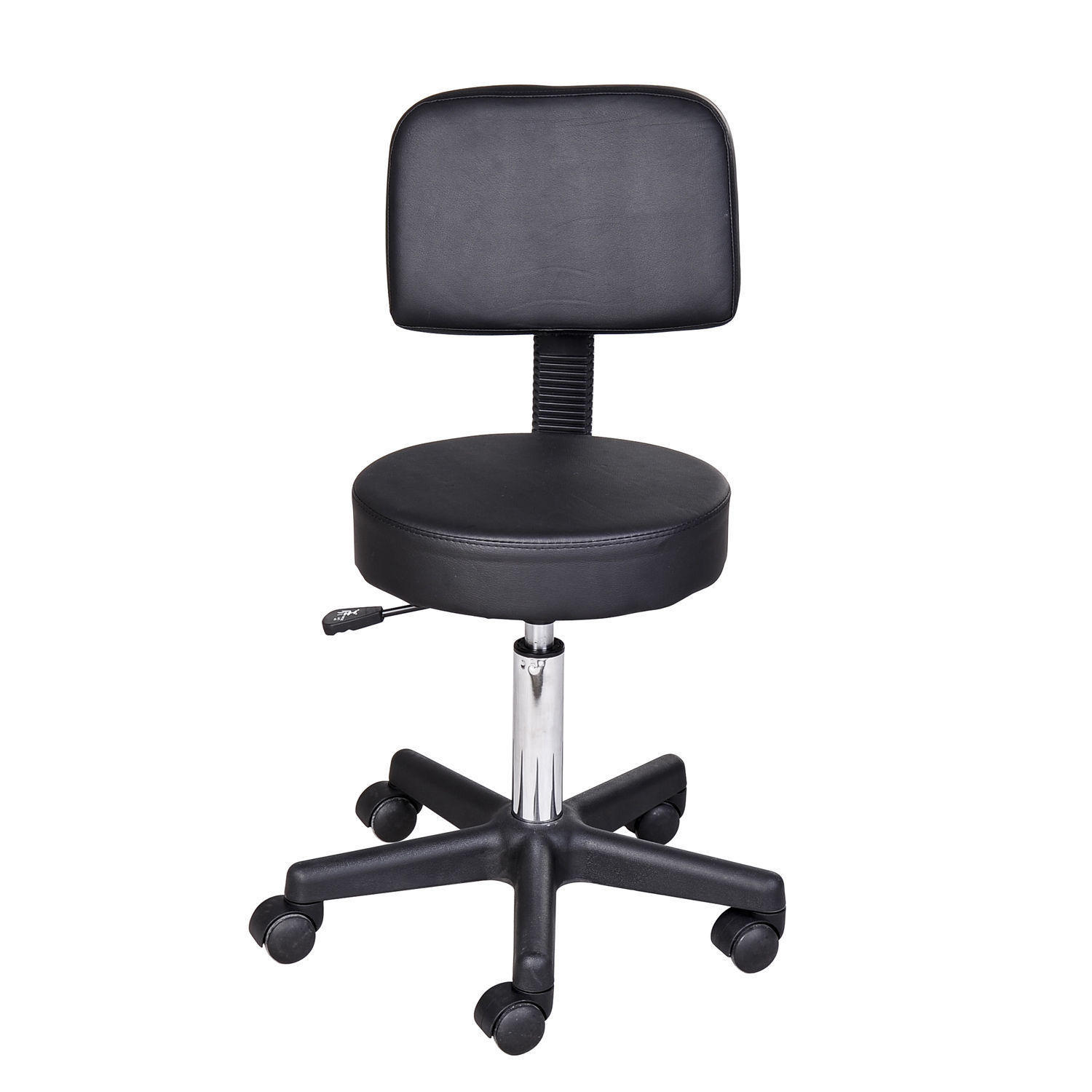 ARBEITSHOCKER, Rollhocker, Schwarz - Schwarz, Kunststoff (35/84/35cm) - HOMCOM