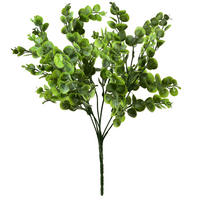 UMĚLÝ BUKET BUXUSU, 37 cm - zelená barva, plast (37cm) - Mondex