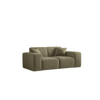 SOFA Celes Premium 2-sitzer Opera Velvet - Olivgrün, Holzwerkstoff/Textil (186/73/88cm) - Fun Möbel